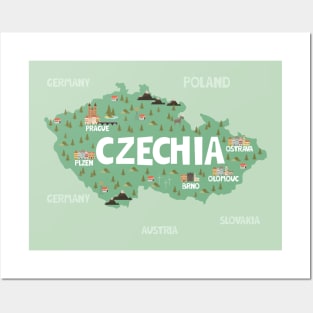 Czechia Posters and Art